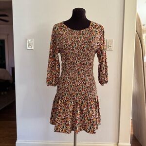 MINKPINK Multicolor Floral Long Sleeve Dress
